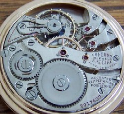 Sangamo Special 19j False Bridge-Open Face-In Red (1 of 200)