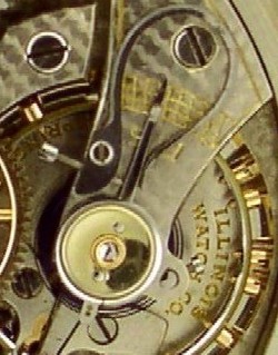 Diamond End Stone Cap Jewel with gold jewel cup setting *Notice the Diamond Facets.