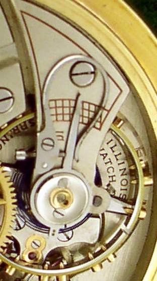 Screws Down with gold jewel set *Example shown is a model 10, serial 3863313