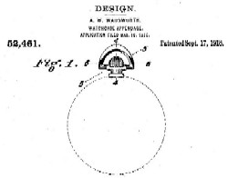 Here is the patent diagram for the Sangamo Special 'patented bow and crown' case.......